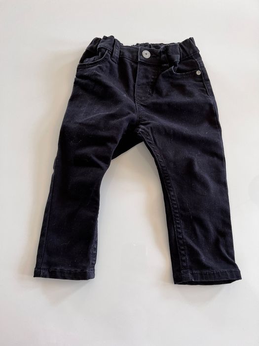 Czarne spodnie H&M r. 74