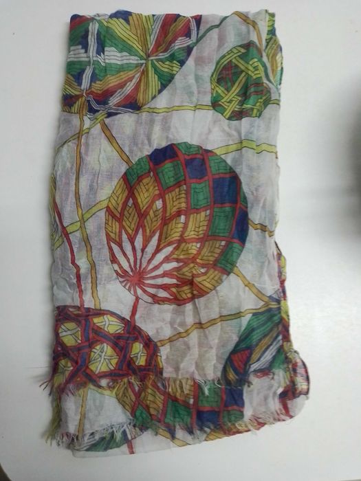 Echarpe grande colorida