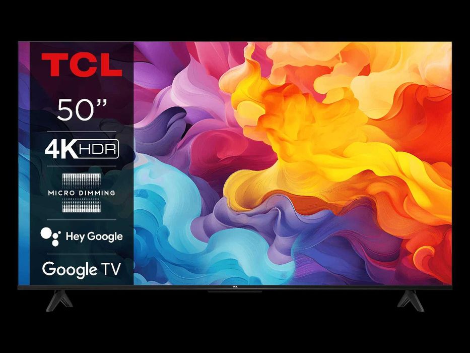 TV 50" LED TCL 50V6B SmartTV UltraHD 4K Wi-Fi 5GHz OS Google TV 16Gb