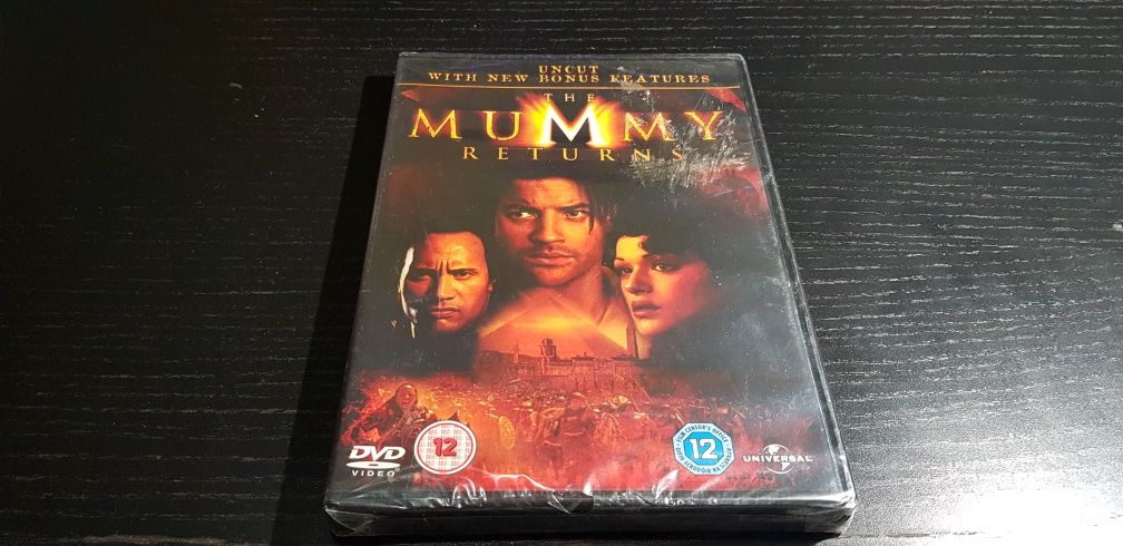 Mumia /Mummy returns FOLIA dvd wersja angielska z napisami angielskimi