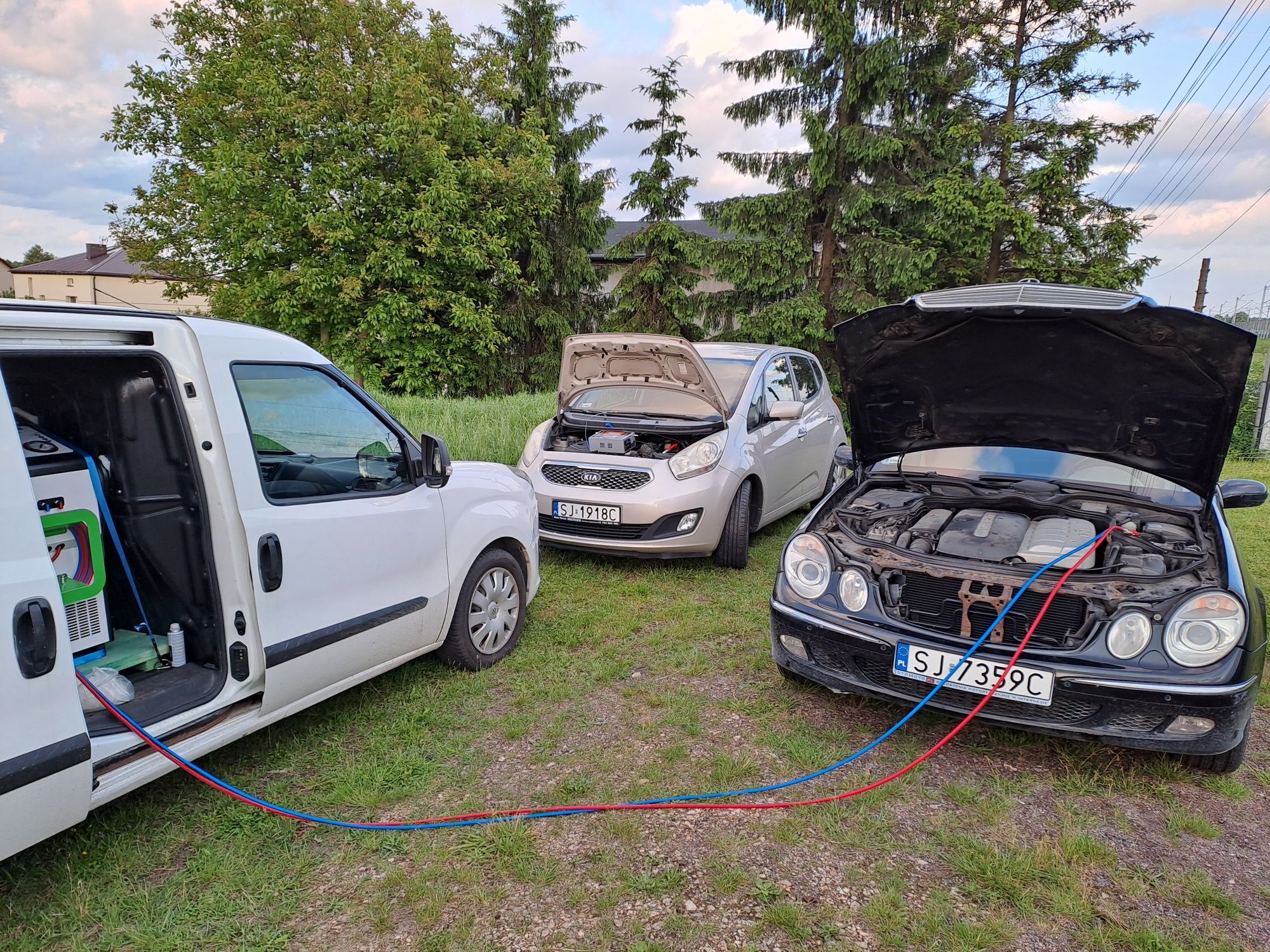Mobilny serwis klimatyzacji w pojazdach