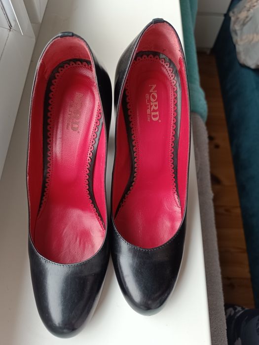 Czółenka skórzane Elite Nord,r 39