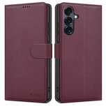Etui Tech-Protect Wallet na Samsung Galaxy A16/4G / 5G - bordowe