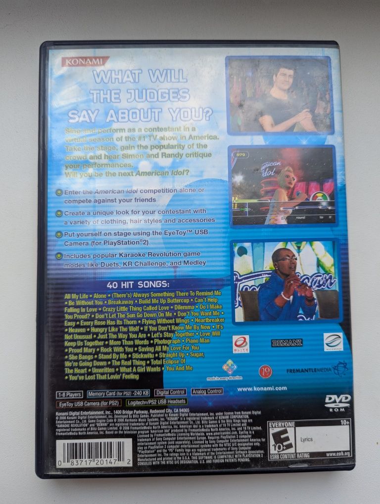 Karaoke Revolution American Idol ігри игры диски на PS2