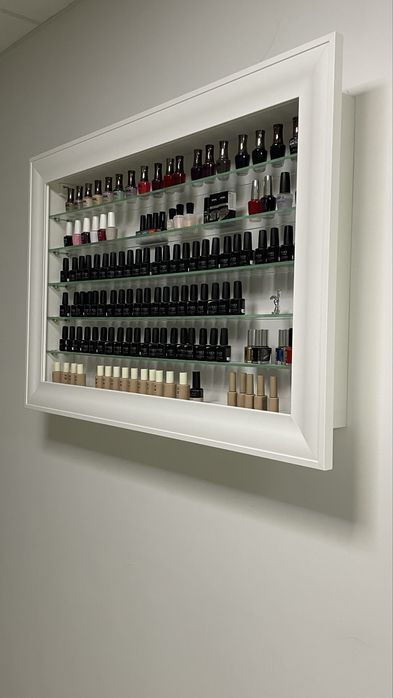 Поличка для гель лаків, вітрина