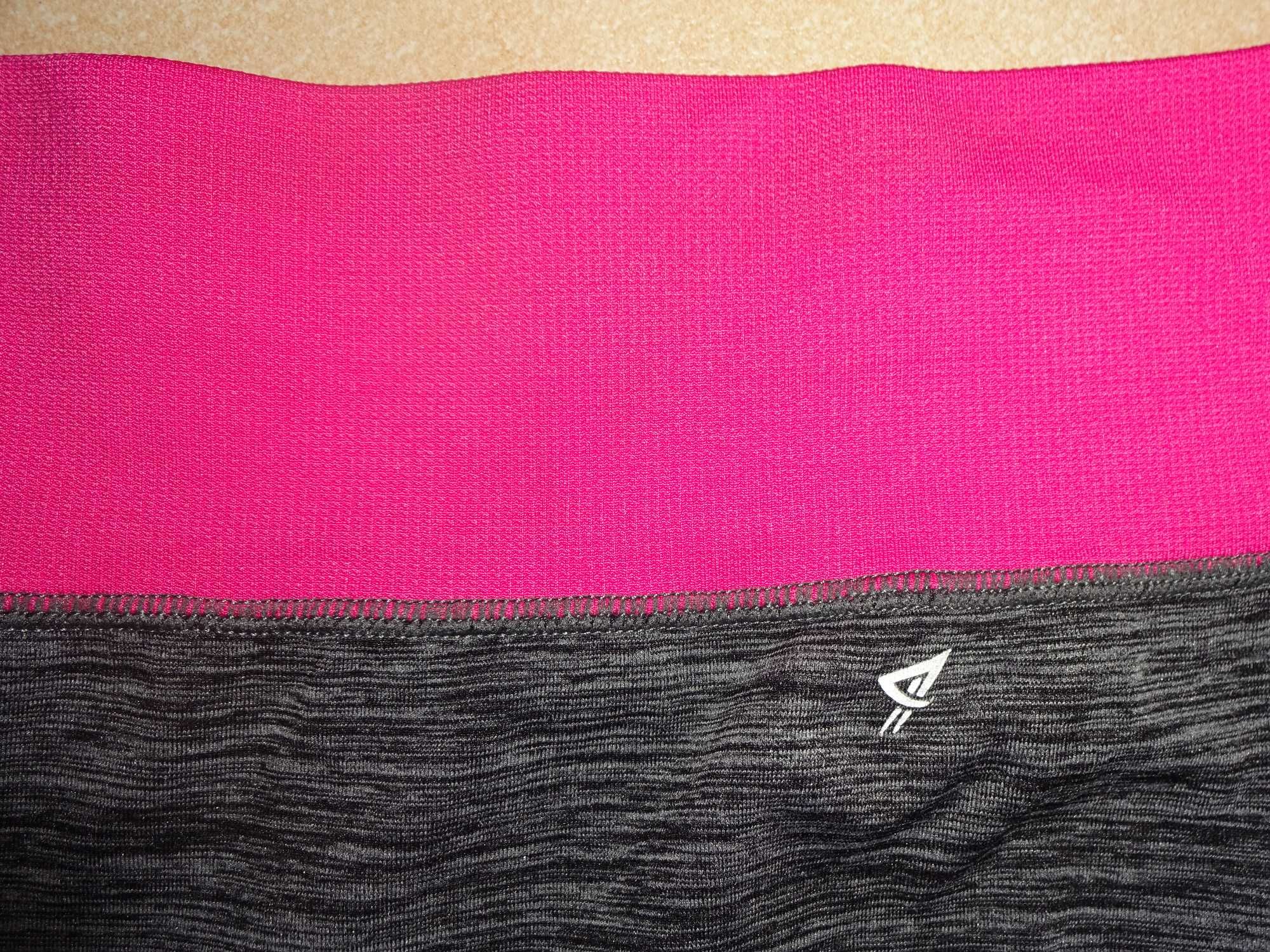 WORK OUT szare różowe spodnie legginsy leginsy Okazja EUR 42-44