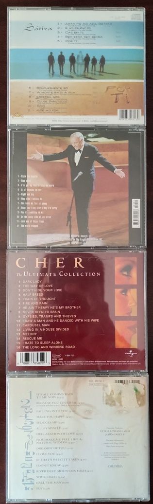 CDs de vários artistas