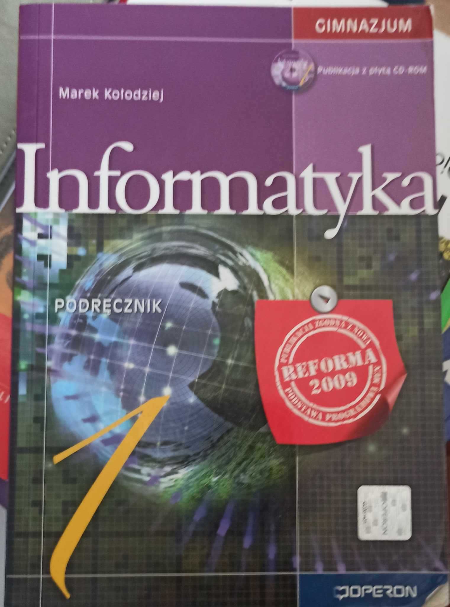 Informatyka - podręcznik Marek Kołodziej reforma 2009 Operon