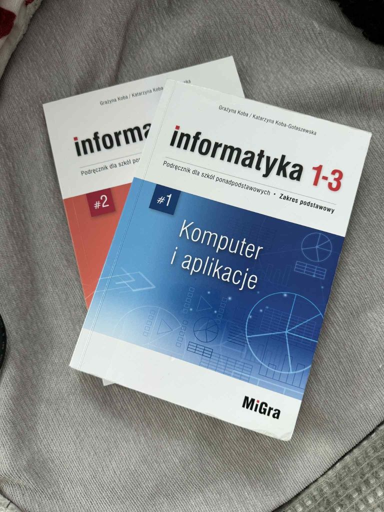 Informatyka 1-3, dwa podręczniki