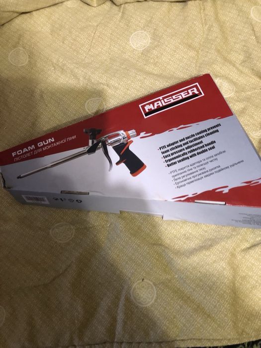 Пристолет и ножовка по пенобнтону