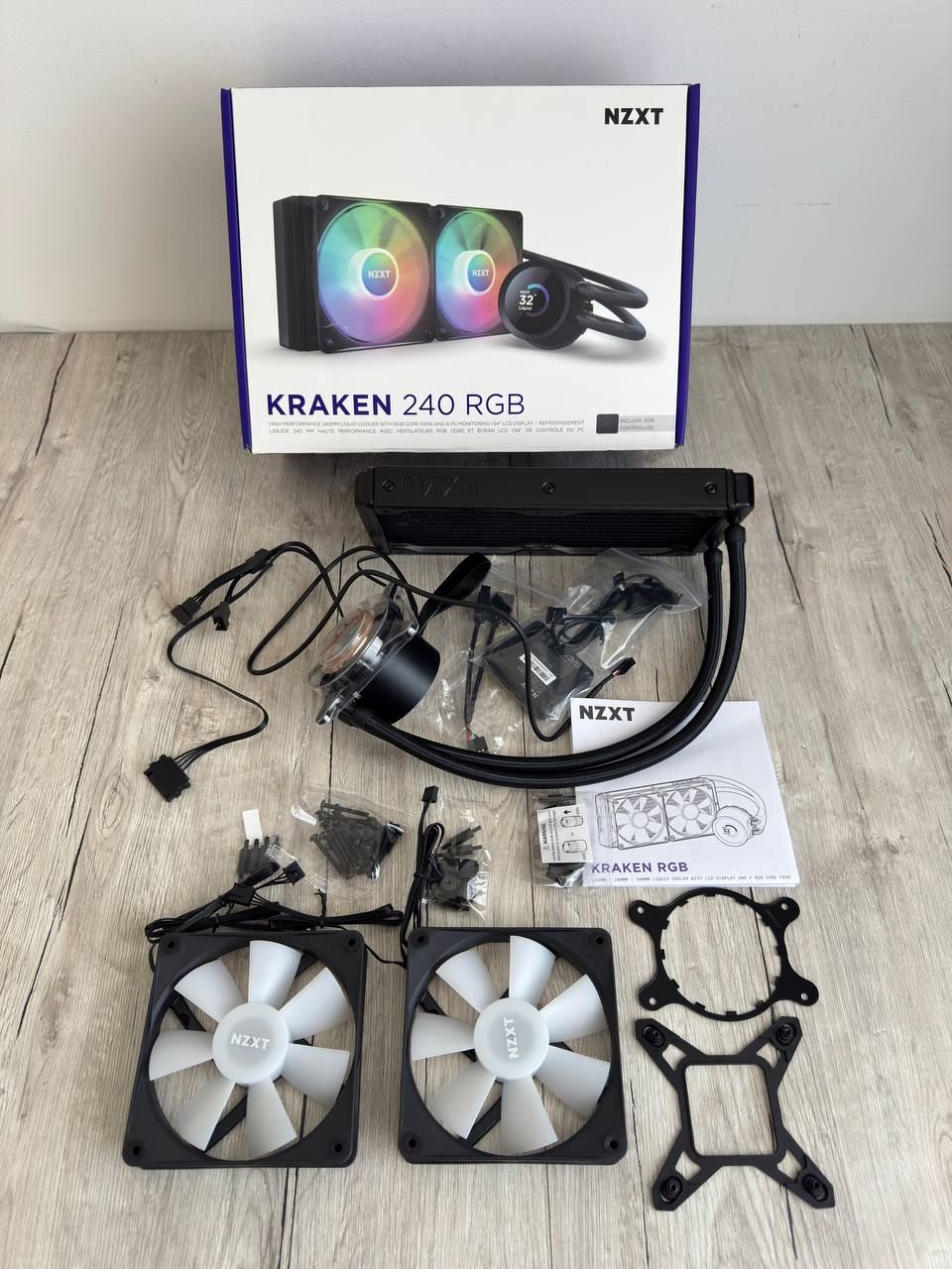 Система рідинного охолодження NZXT Kraken 240 LCD (RL-KR240-B1)