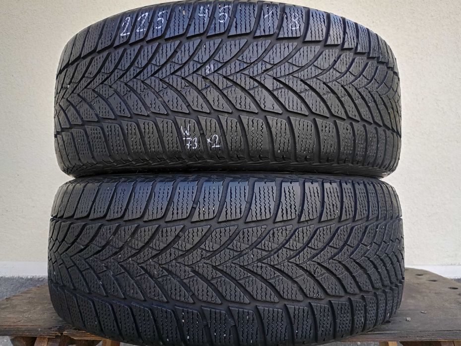 225/45 r18 -2шт- Goodyear 21р. зима шини резина 225 45 18 (w73*2)
