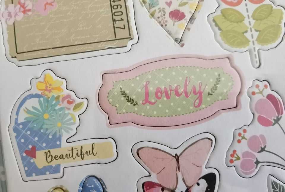 Autocolantes para Scrapbooking - Butterfly Bliss