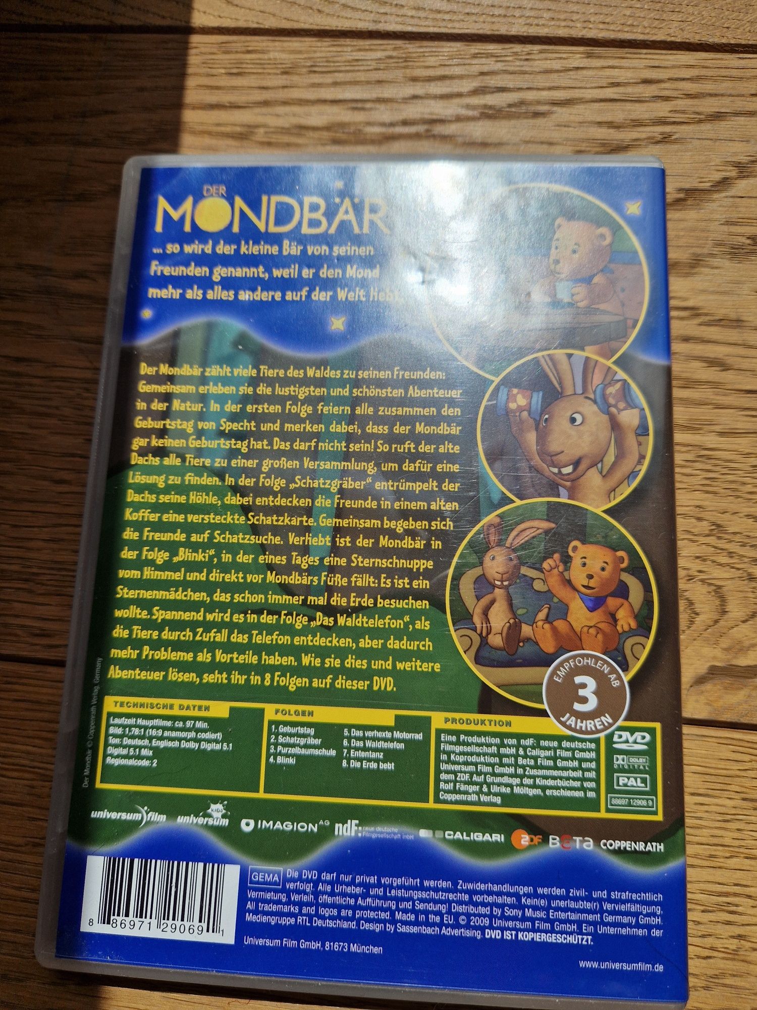 Zestaw płyt DVD po angielsku i niemiecku Myszka Mickey