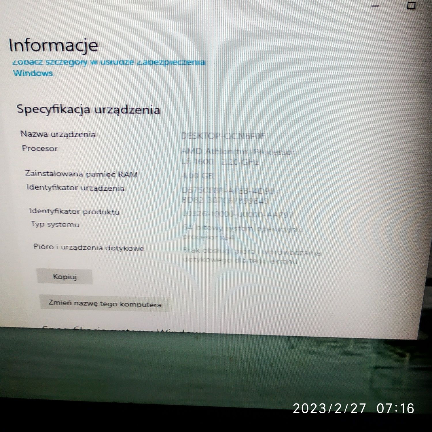 Komputer + monitor