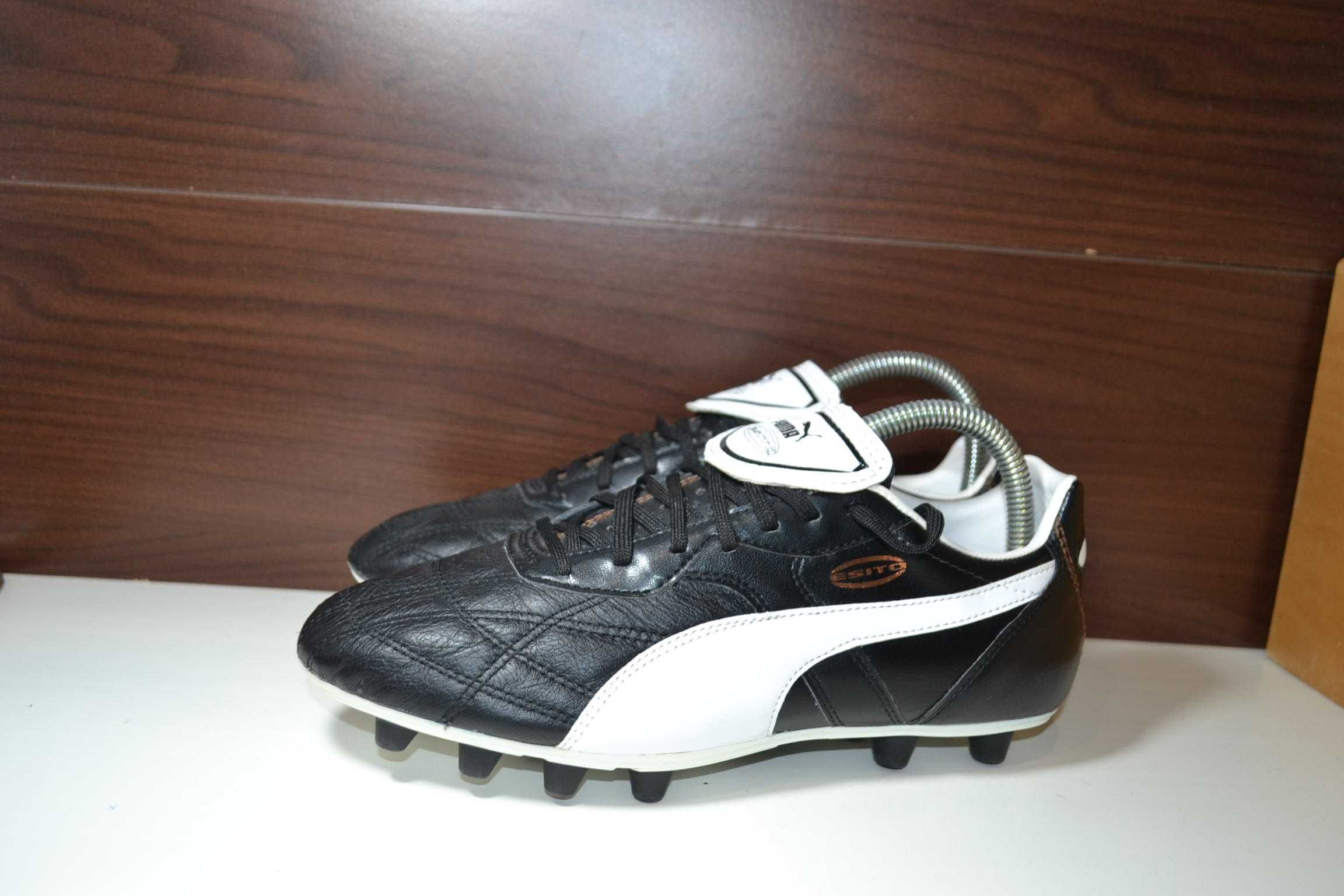 puma esito king 40.5р бутсы кожаные шиповки бампы