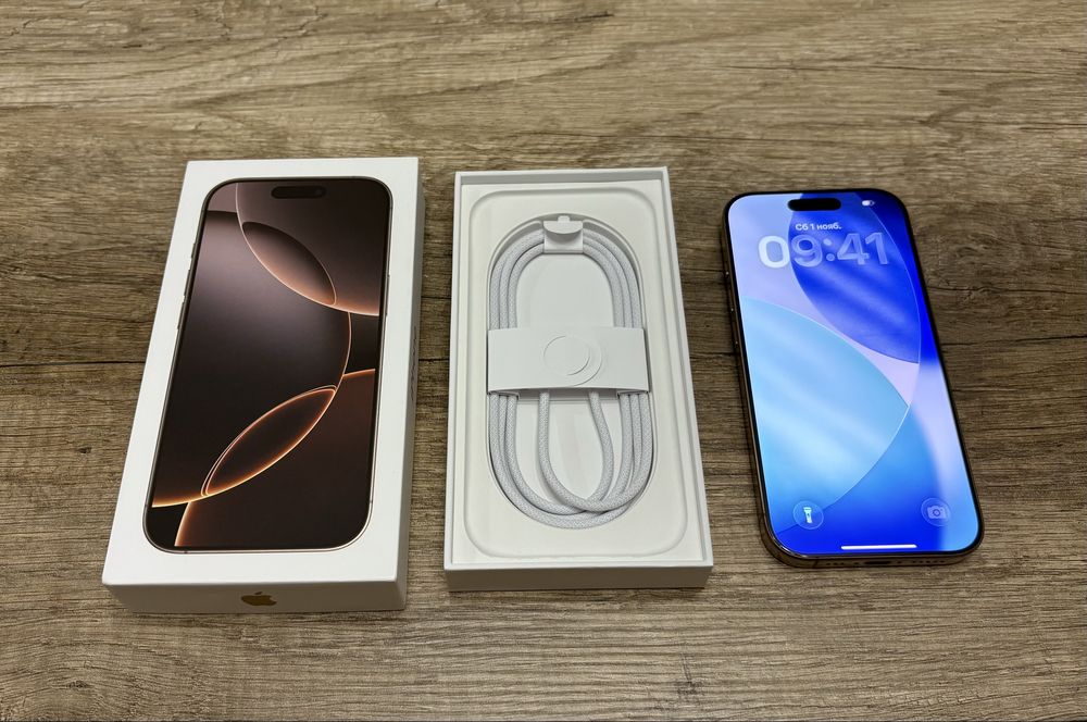 Айфон Apple IPhone 16 Pro 128 Desert Titanium, Neverlock!