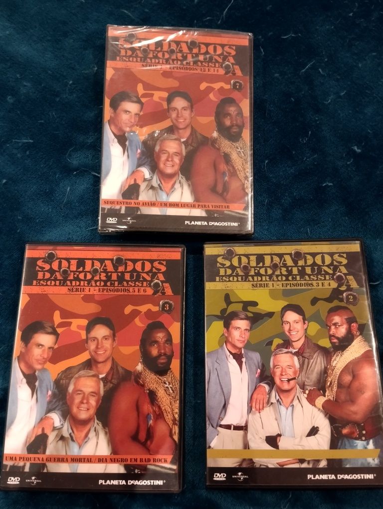 3 DVDs soldados da fortuna esquadrão classe A