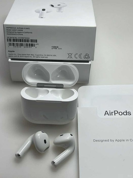 Słuchawki bezprzewodowe Apple AirPods 4 gen • Komplet
