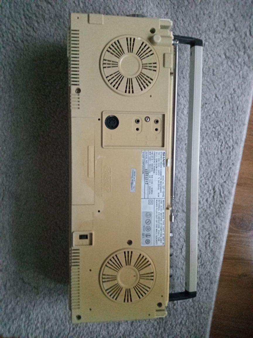 Sharp qt12 boombox