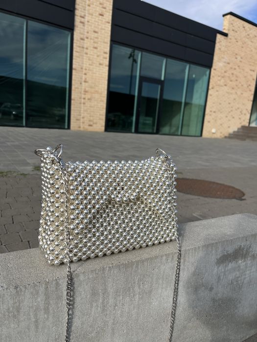 Сумка з бусин, сумка ручної роботи, сумка з намистин