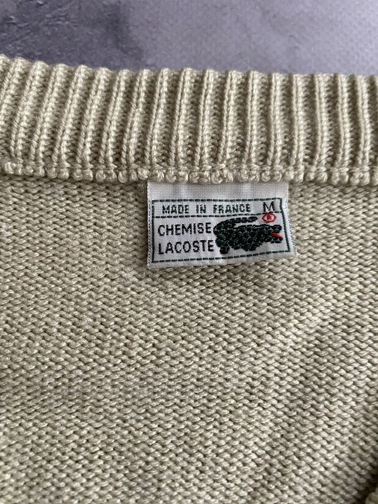 Светр Lacoste,вʼязаний.