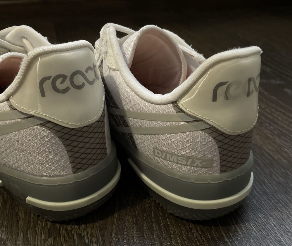 Nike Air Force x React White Silver 41р