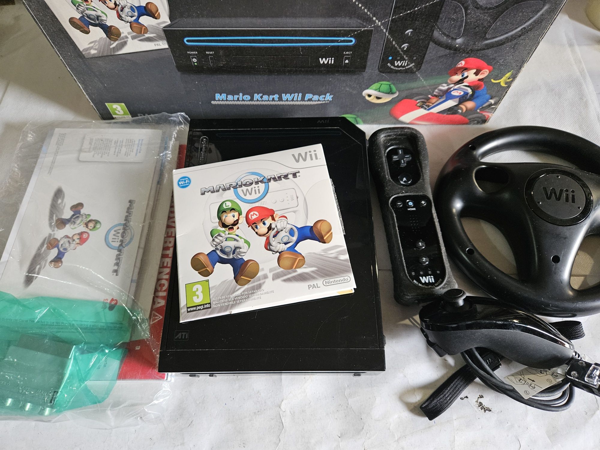 Consola wii com caixa