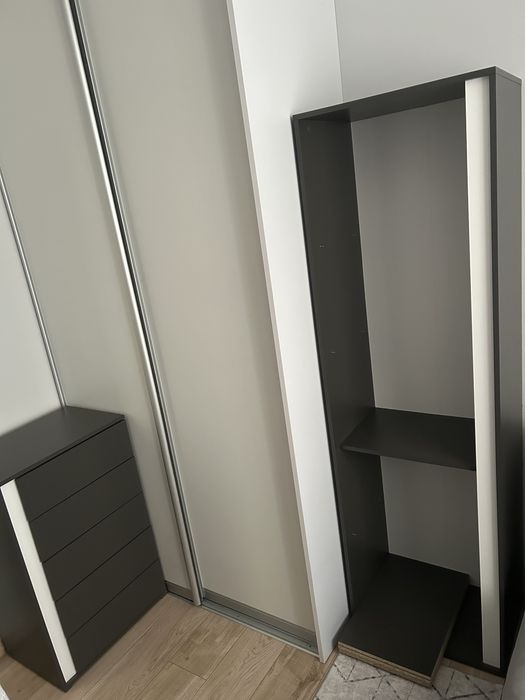 Komoda 2szt, regał 2m BRW Graphic