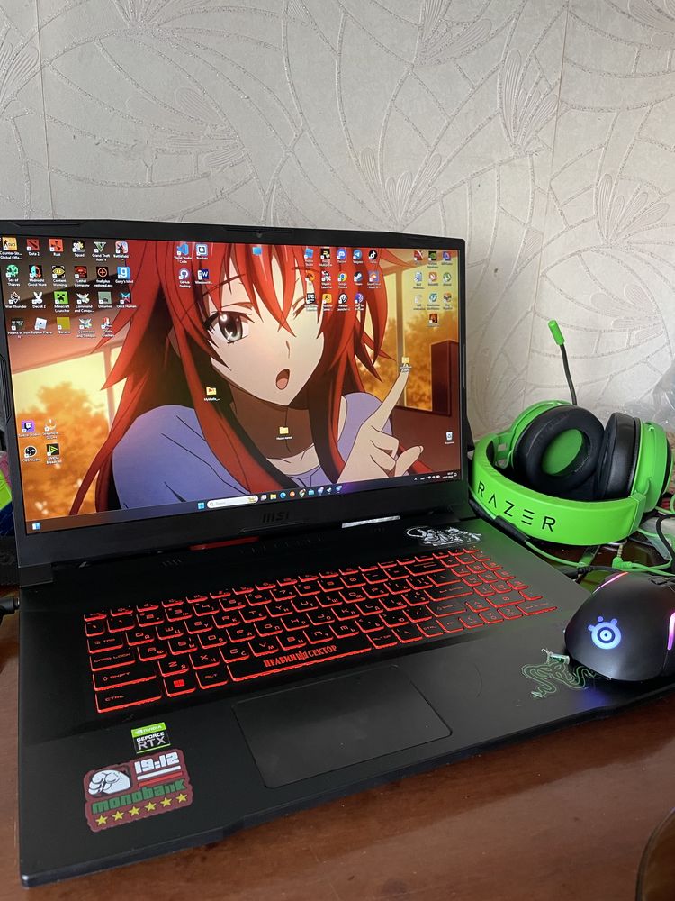 Ноутбук MSI katana GF76 11UG / RTX3070/i7/144/17.3