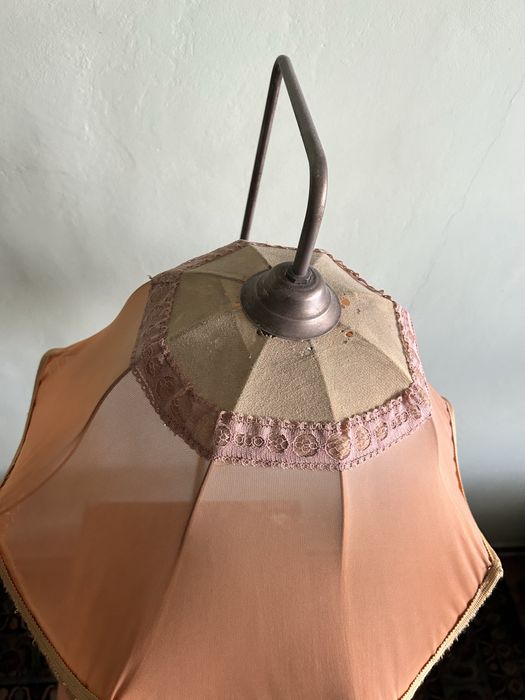 Stolik nocny lampka prl