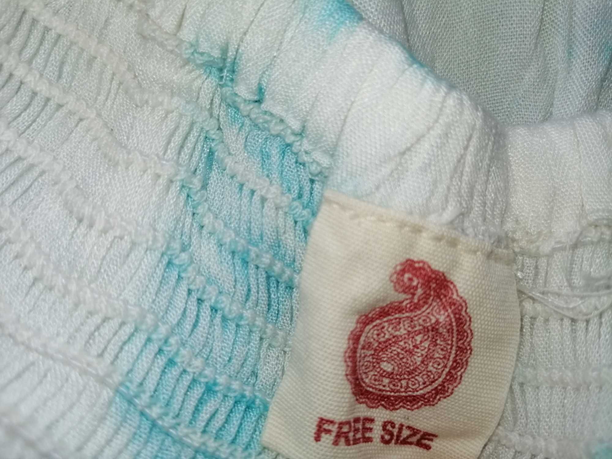 Zwiewna sukienka na lato, 100% wiskoza, uniwersalny rozmiar