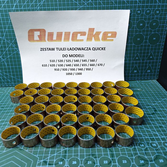 Zestaw tulei ładowacza Quicke Q540 Q630 Q690 Q930 Q940 Q950 Q970 Q980