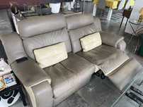 1 salon Cuir Parfait Etat /1 sala Couro em perfeito estado