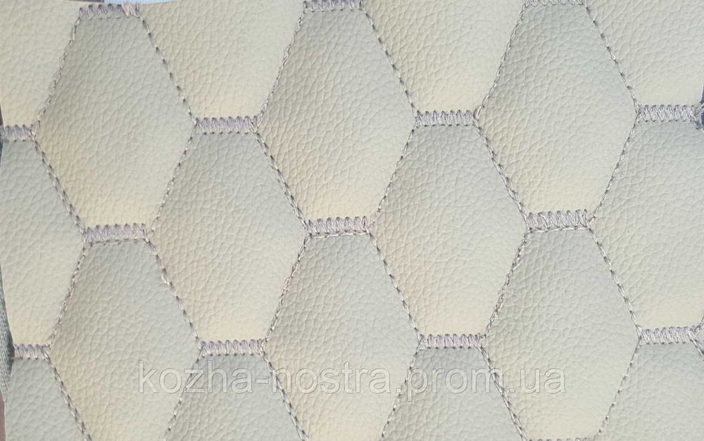 Автомобильный кожзам стеганный на синтепоне,в ассортименте