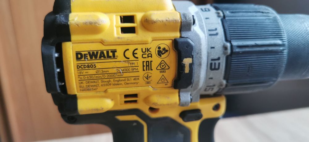 Dewalt dcd 805, wiertarko-wkrętarka, wiertarka
