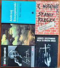 A. Szczypiorski x5: 'Noc, dzień i noc', 'Lustra', 'Irytacje', 'Msza..'