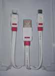 Kabel 2 w 1 micro Usb iPhone iPod Apple ładowarka do smartfon tablet