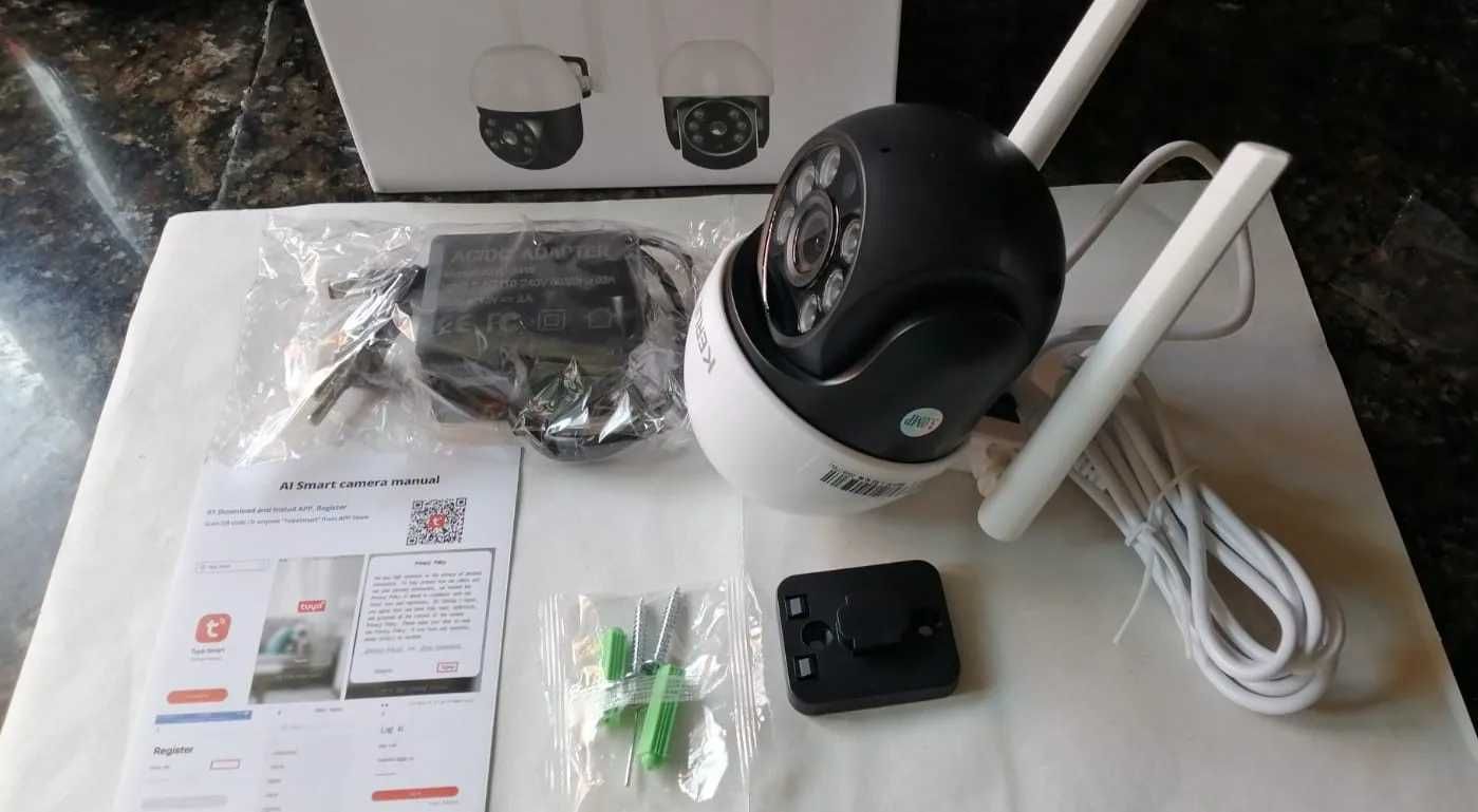 ПОВОРОТНАЯ УЛИЧНАЯ БЕСПРОВОДНАЯ KERUI 5mp Tuya camera камера wifi k268