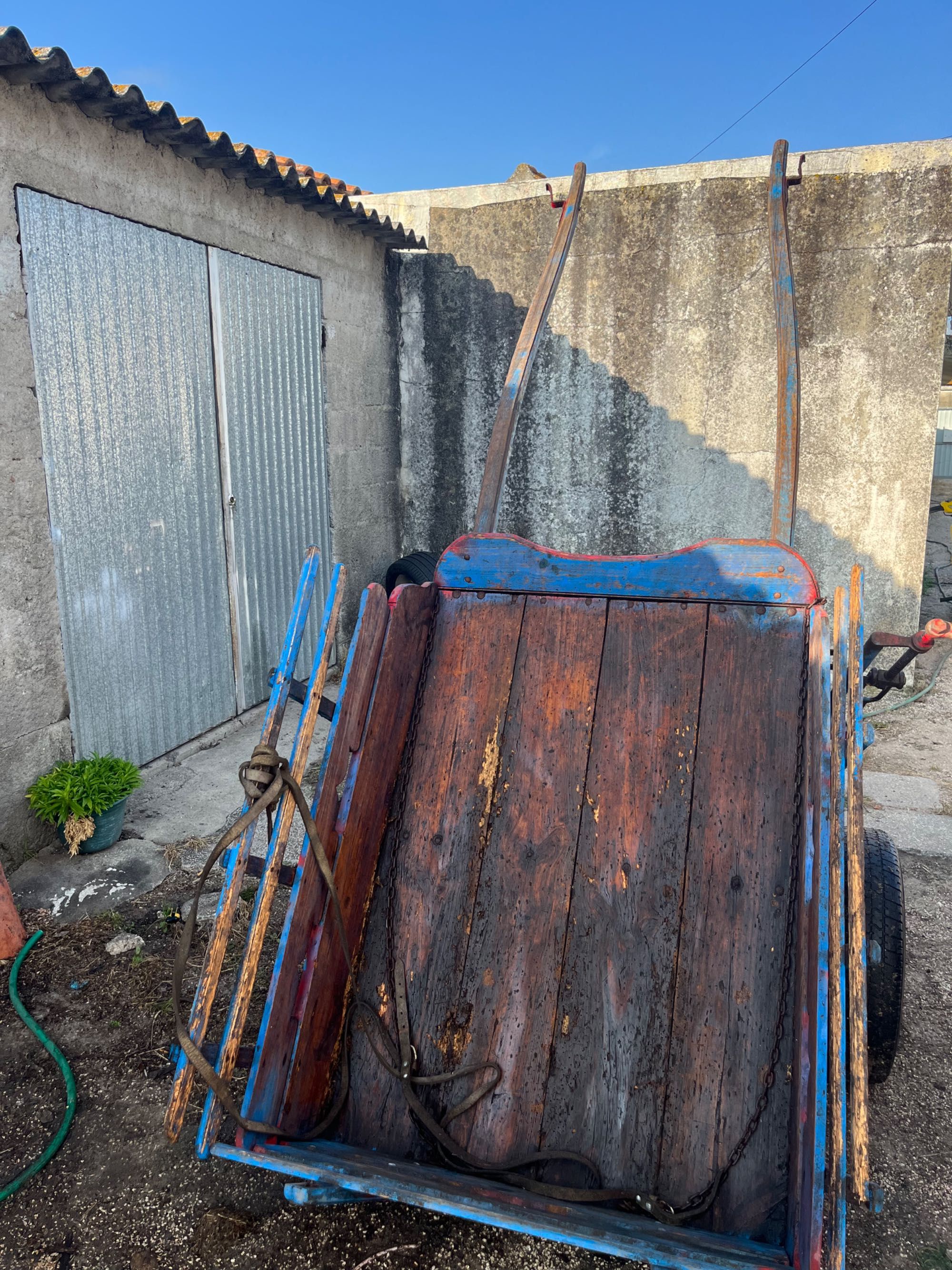 Carroça de burro/a