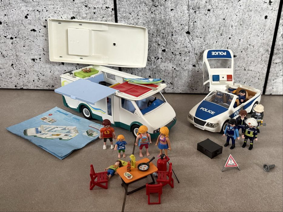 Playmobile kamper + policja