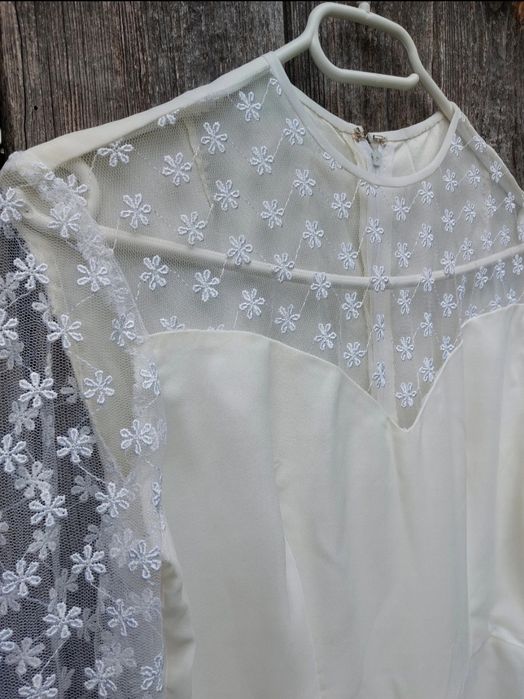 Suknia sukienka ślubna boho retro vintage