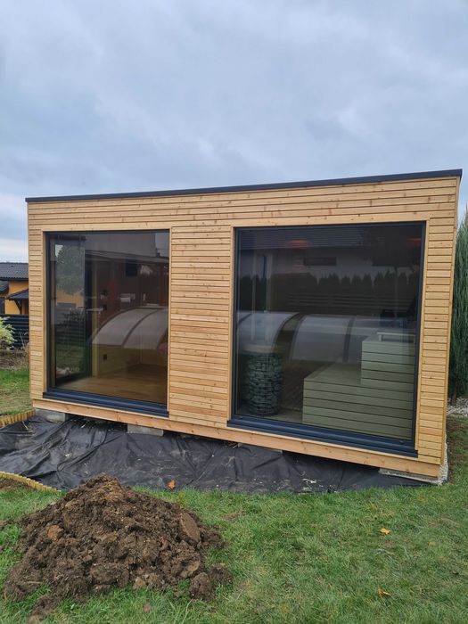 Sauna ogrodowa Xavier XL 430 cm x 250 cm