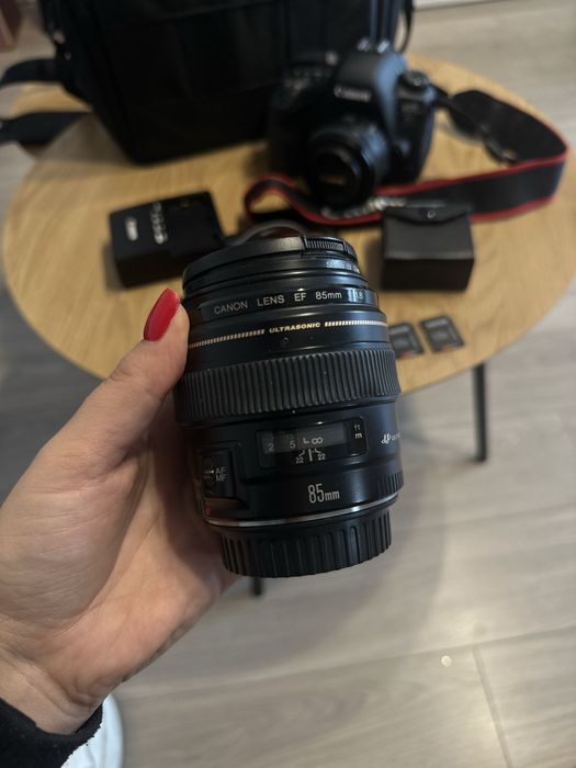 Canon 6D Mark II + 85 mm 1.8 + 50 mm 1.8 - zestaw idealny, jak nowy!