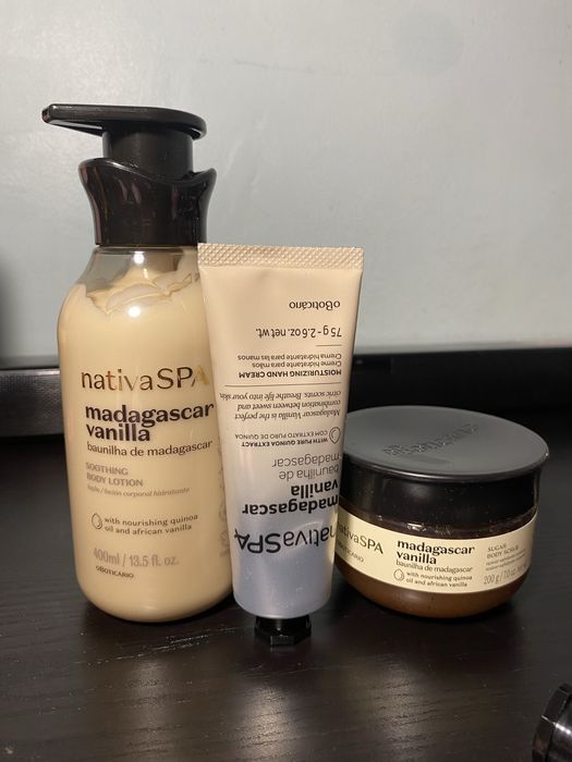 Conjunto Boticário Baunilha de Madagáscar