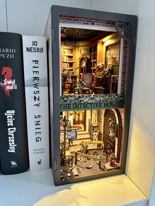 Book Nook Podpórka Do Książek Diorama Rękodzieło