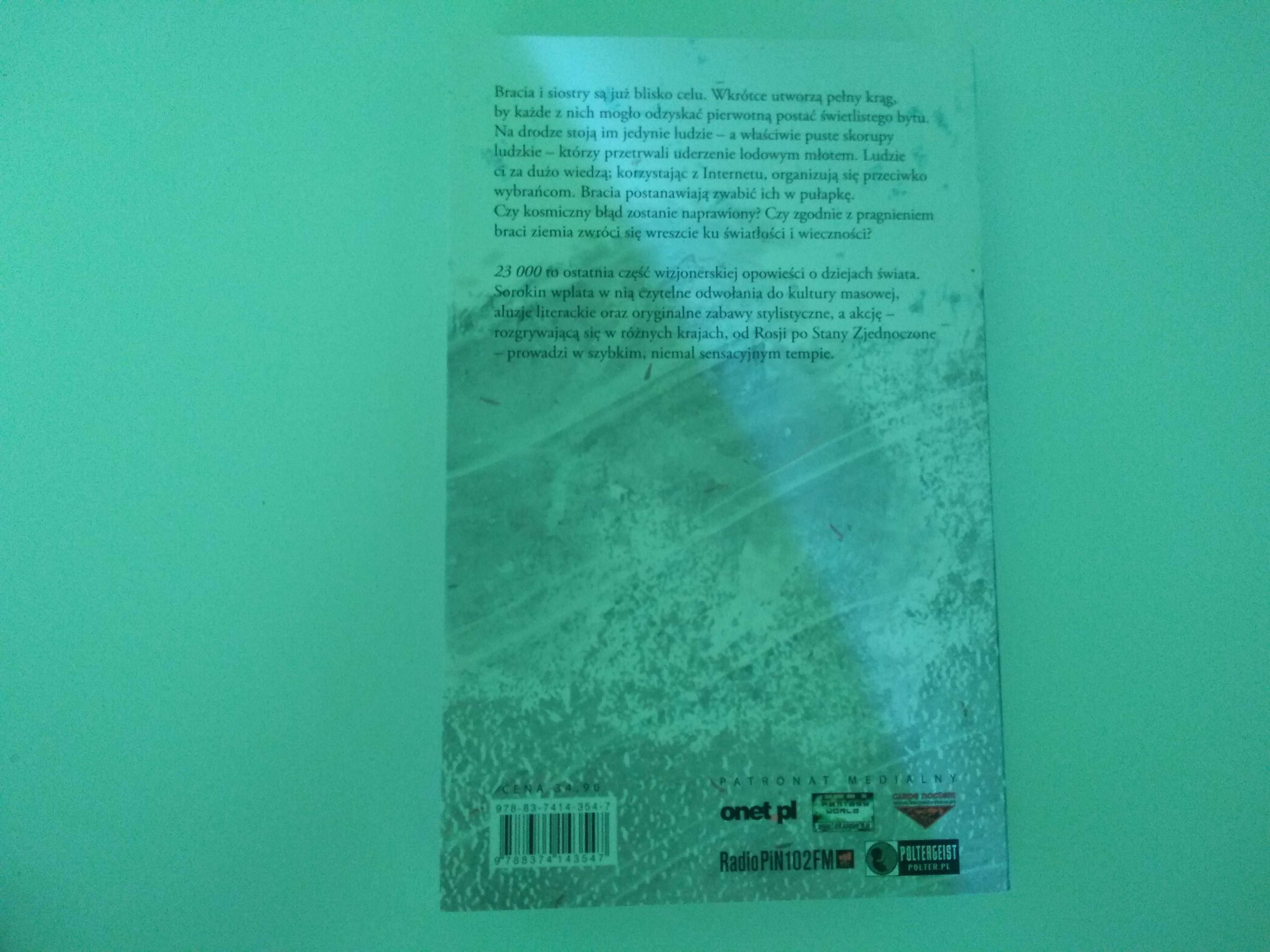 Dobra książka - 23000 Władimir Sorokin (PB)