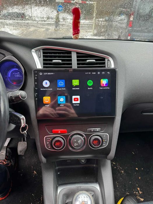 Radio Android 12 Citroen C4 2 B7 13-16r  gps wifi bluetooth