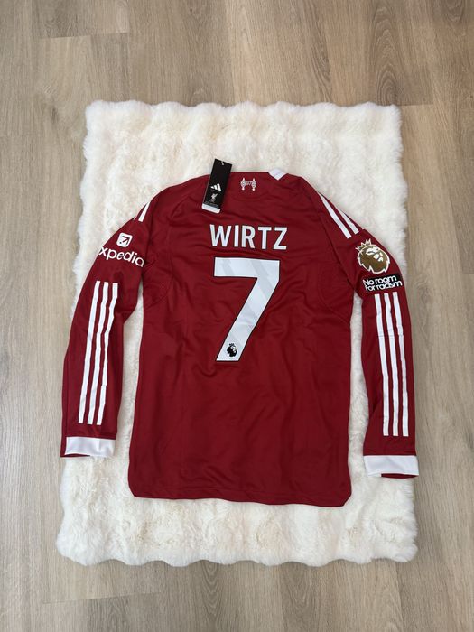 Koszulka liverpool Fc meczowa adidas Wirtz 7 długi rękaw rozmiar S