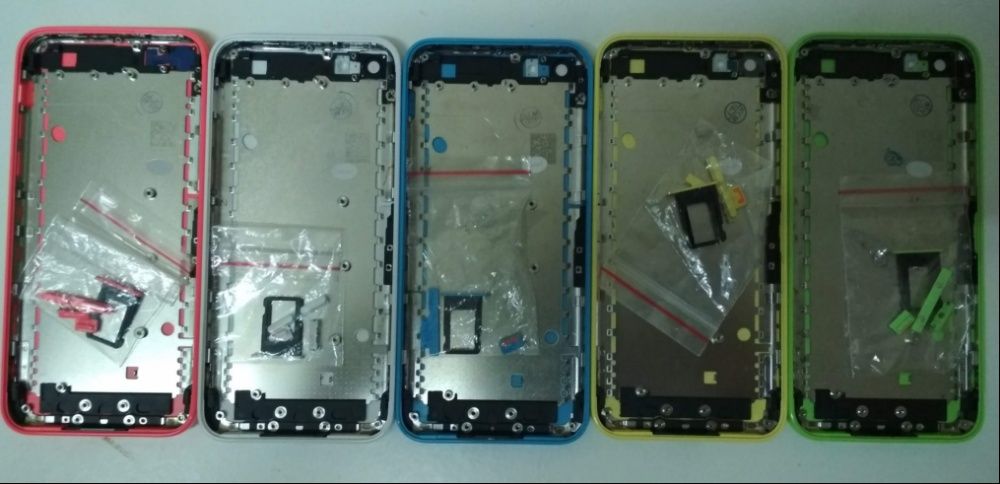 Carcaça / Chassi Traseira C/ Botões para Iphone 5C - Todas as cores